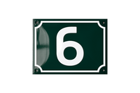 DUBORG HUSNUMMER EMALJESKILT