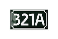 LILLEBORG HUSNUMMER EMALJESKILT