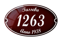 SANDHOLM GÅRDSKILT EMALJESKILT