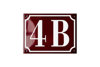 DUBORG HUSNUMMER EMALJESKILT