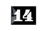 DUBORG HUSNUMMER EMALJESKILT