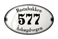 SANDHOLM GÅRDSKILT EMALJESKILT