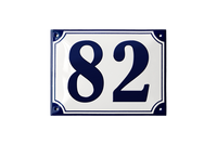 DUBORG HUSNUMMER EMALJESKILT