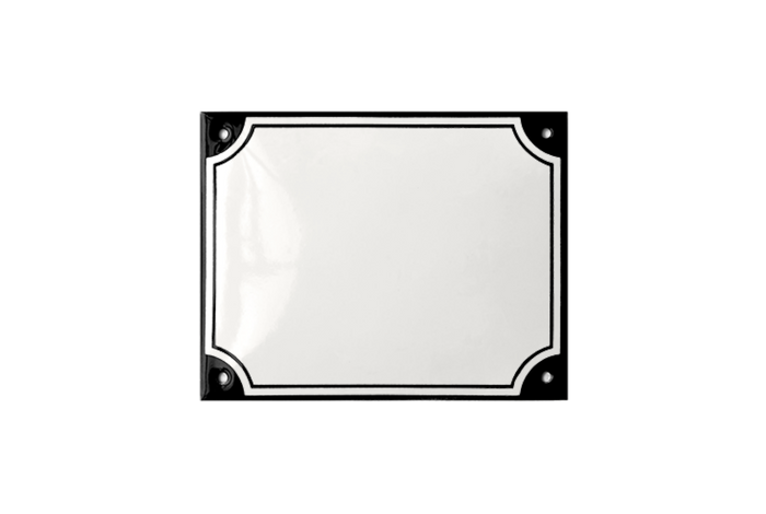 LAGERFØRTE DANSBORG HUSNUMRE 1-30 EMALJESKILT