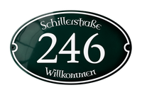 SANDHOLM GÅRDSKILT EMALJESKILT