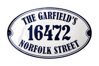 SANDHOLM GÅRDSKILT EMALJESKILT