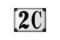 DUBORG HUSNUMMER EMALJESKILT