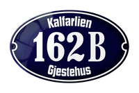 SANDHOLM GÅRDSKILT EMALJESKILT